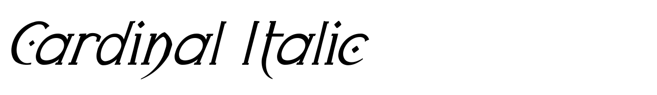 Cardinal Italic